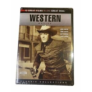 Value Pack Western (DVD, 4-Disc Set) John Wayne Gene Autry Roy Rogers Dale Evans